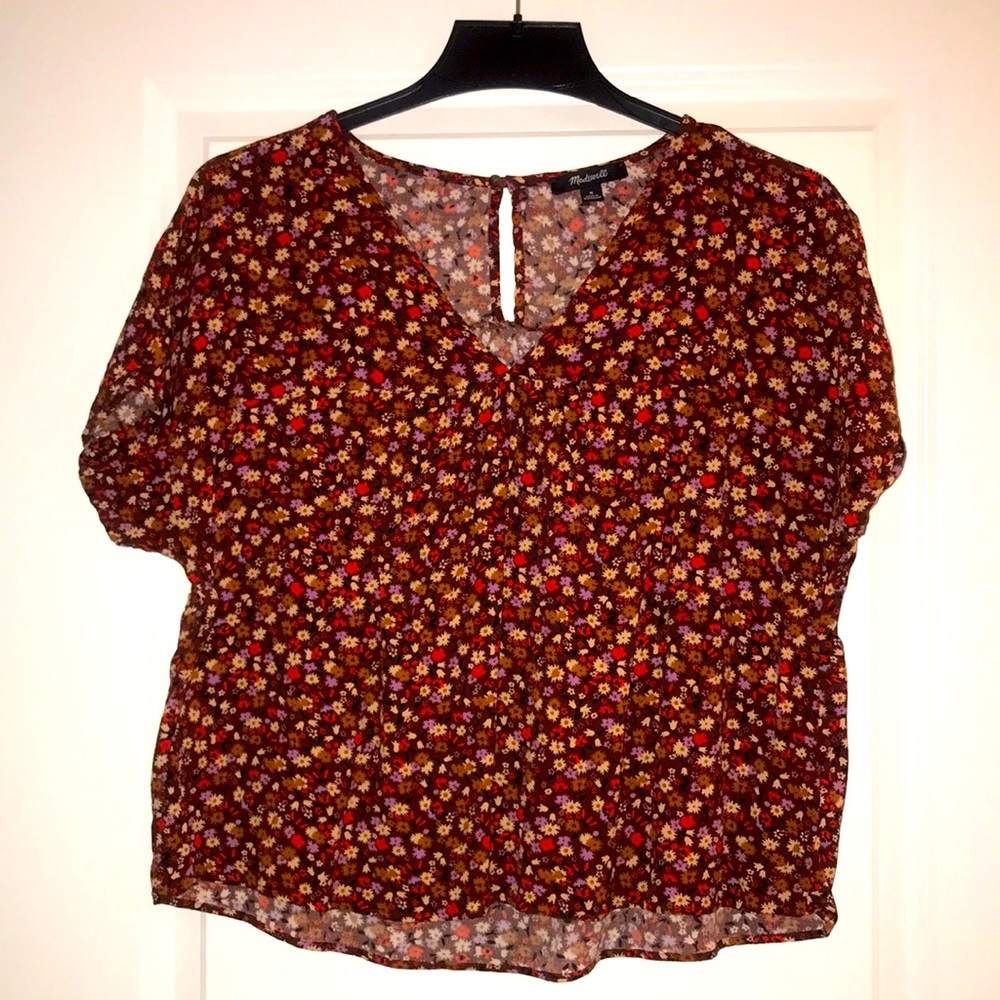 Madewell Floral Top